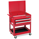 SERVICE CART WITH 2 DRAWERS (BALL BEARING SLIDE)