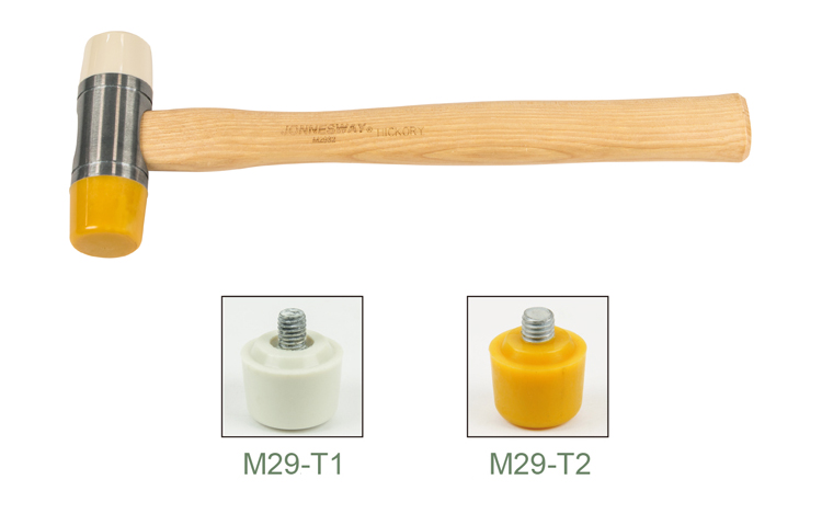 HICKORY INTERCHANGEABLE-TIP MALLETS (SOFT FACES HAMMERS)