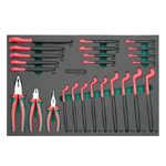 25PCS 1000V INSULATED PLIERS AND WRENCH SET