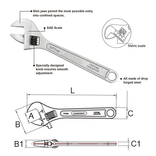 ADJUSTABLE  WRENCH